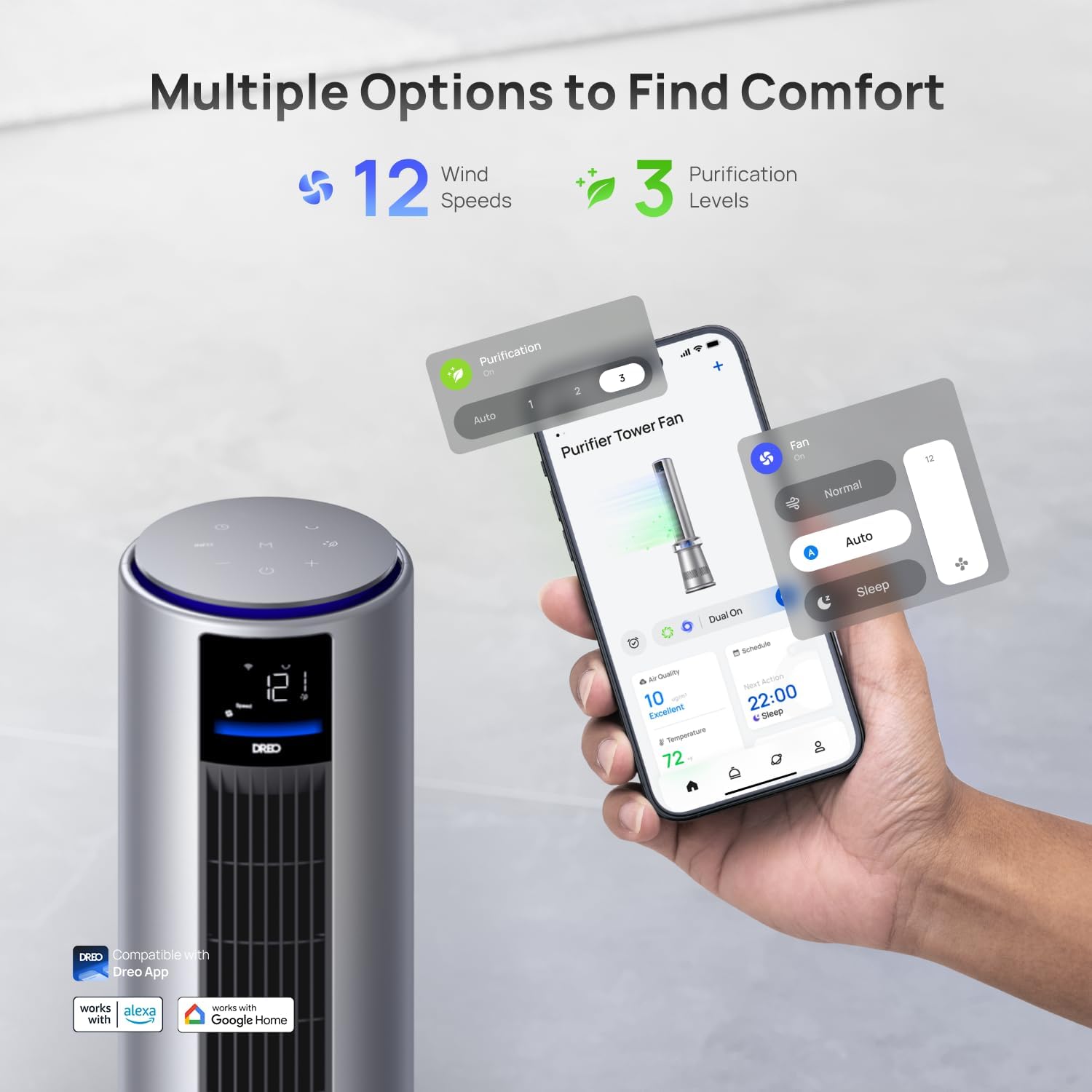 Air Purifier Tower Fan