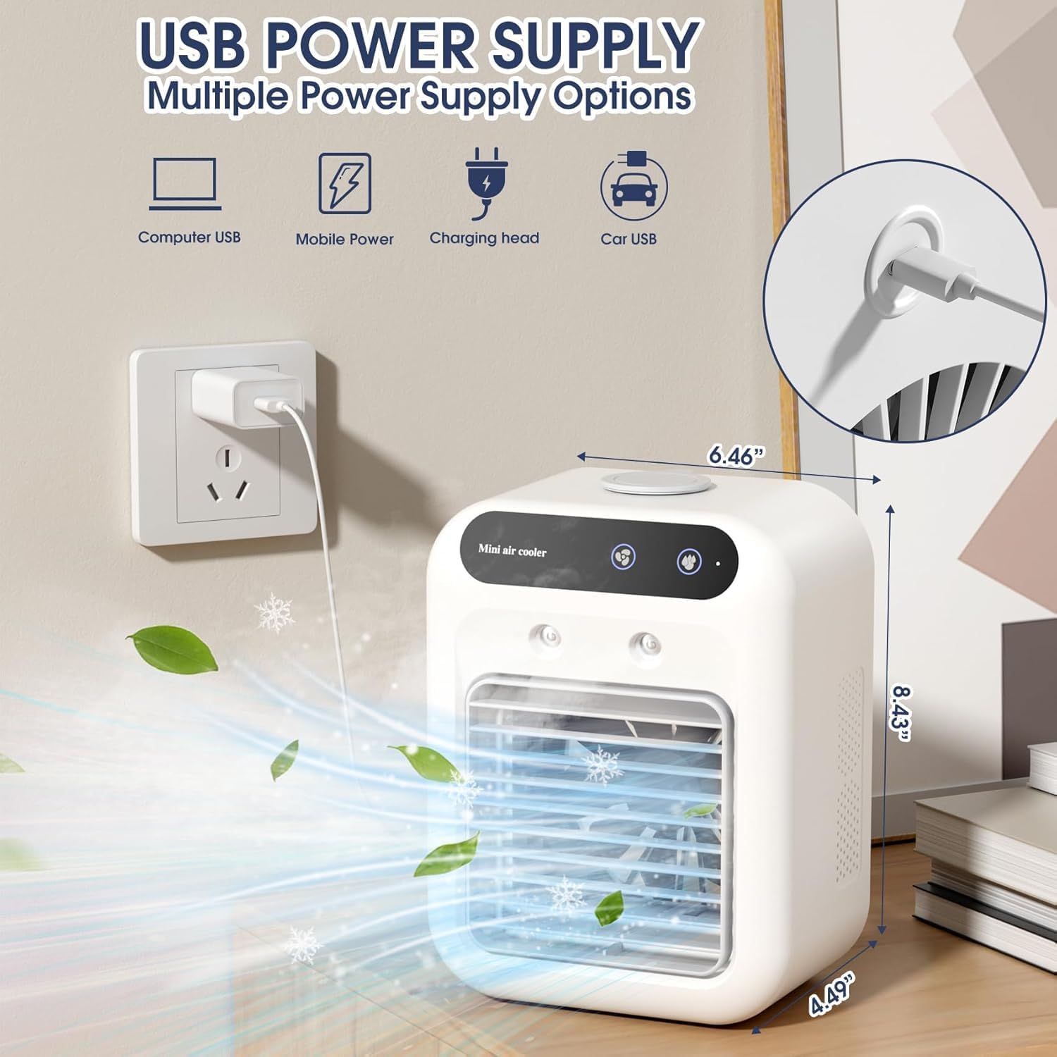 Mini AC Unit 2 Cool Air Spray