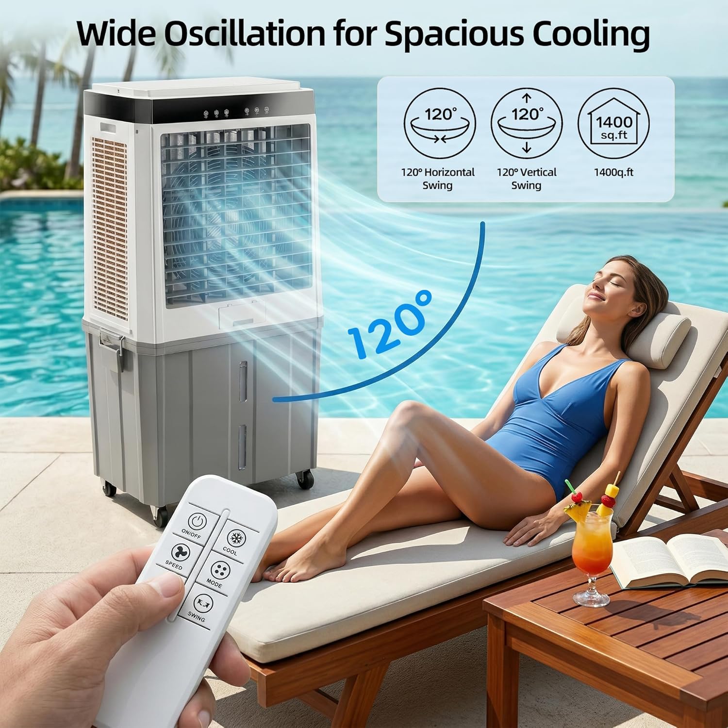 Portable Evaporative Air Cooler