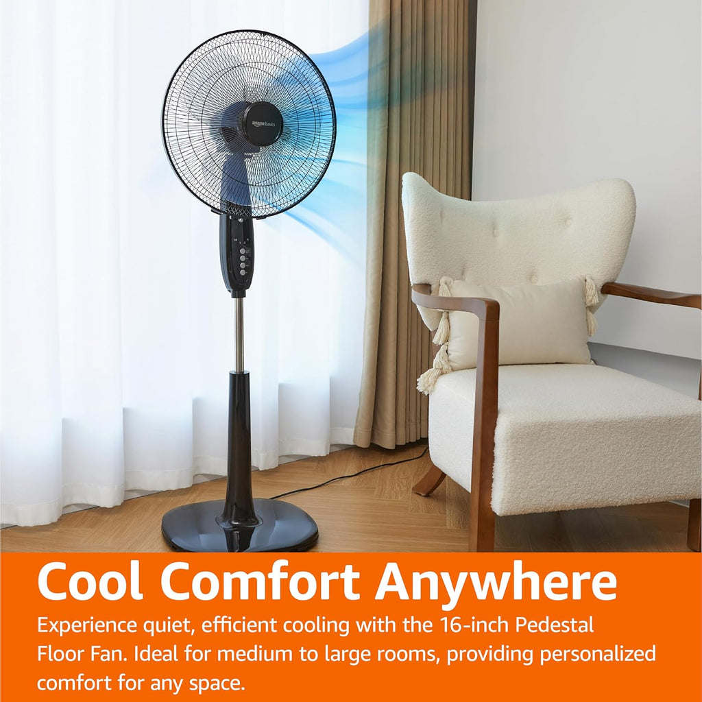 Pedestal Fan with Remote