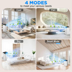 3-in-1 Free Standing Cooling AC Unit with Fan