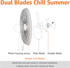 Pedestal Fan with Remote