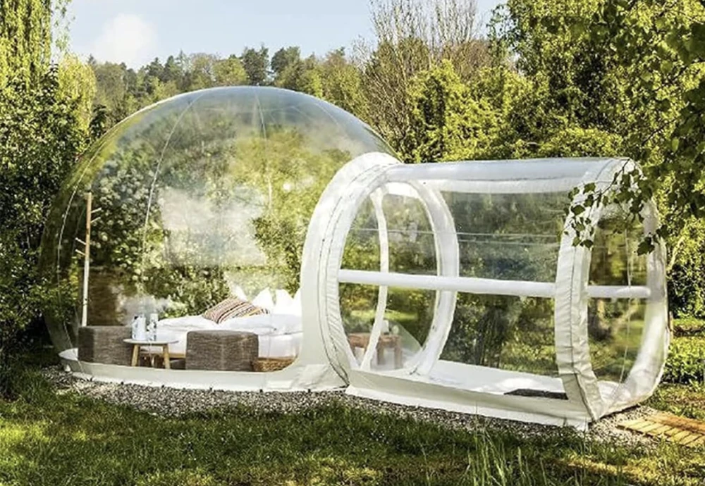 inflatable clear bubble camping tent